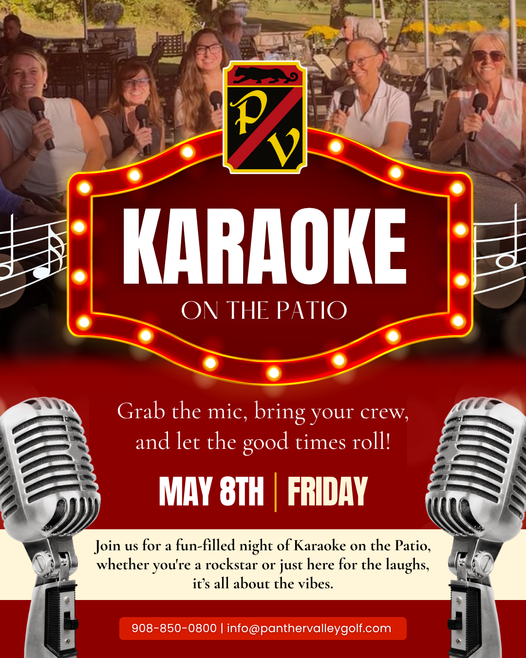 Karaoke on the Patio