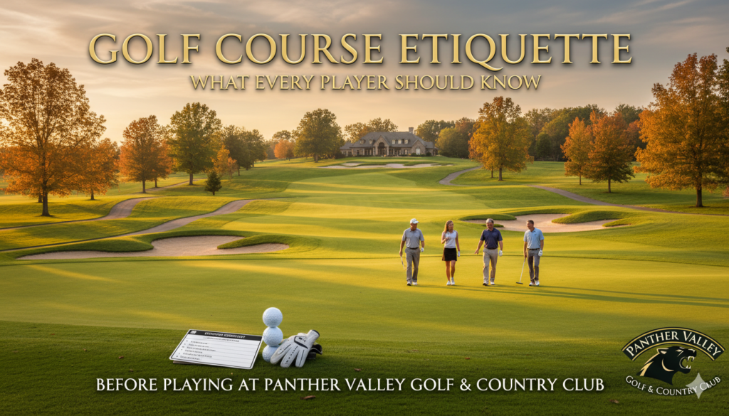 Golf Course Etiquette: What Every Player Should Know Before Playing at Panther Valley Golf & Country Club